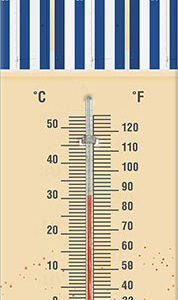 Thermomètre métal
