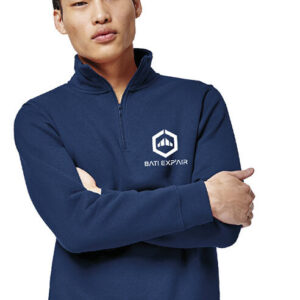 Sweat zippé