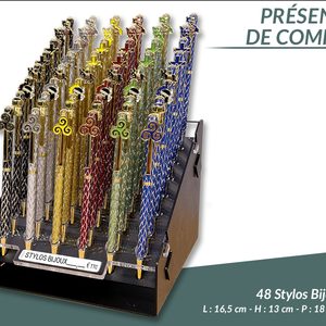 Présentoir de comptoir stylos bijou