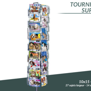 Tourniquet pour cartes postales 10x15